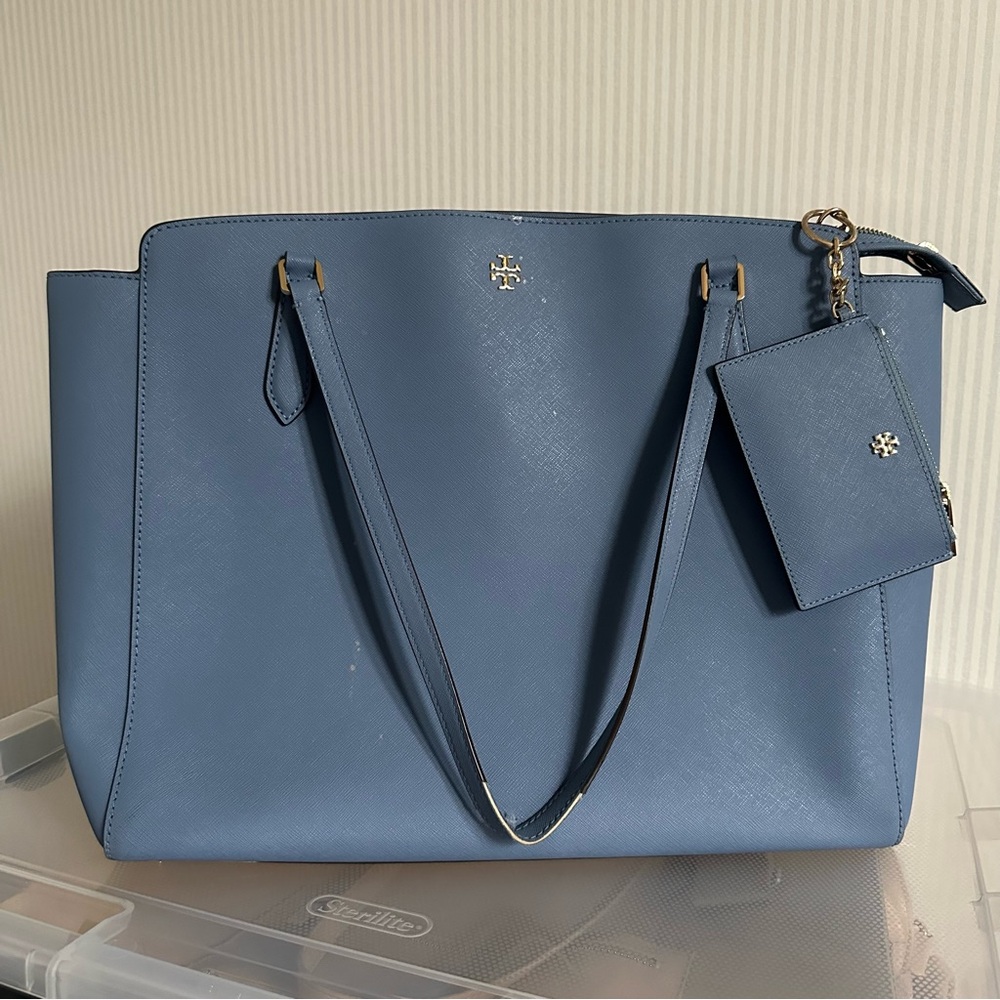 Tory Burch Emerson Top Zip Tote & Card Case